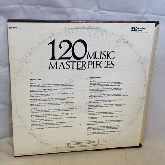 120 Music Masterpieces Highlights (Vinyl, 1971, 2x LP) Columbia House DMS 835-83 - Picture 3 of 12